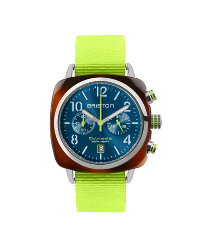 Briston Clubmaster Classic - Chrono - Summer Vibes - Peacock blue