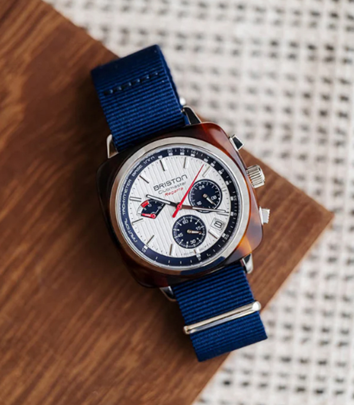 Briston Clubmaster Regatta - Chrono - White